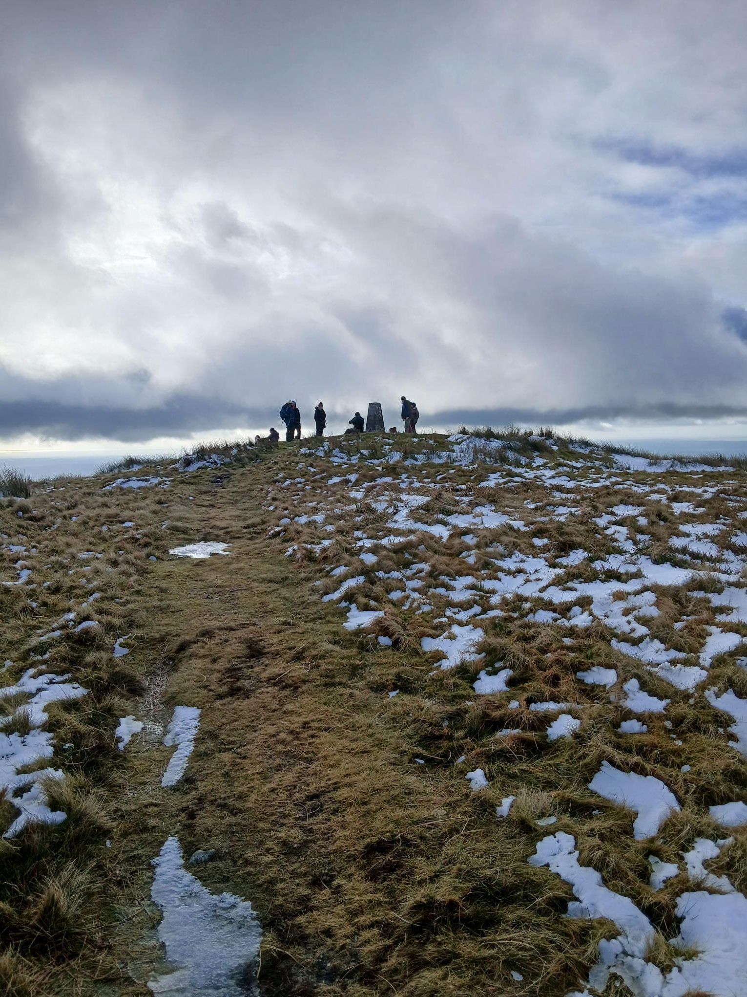 Summit of Foel Cwmcerwyn